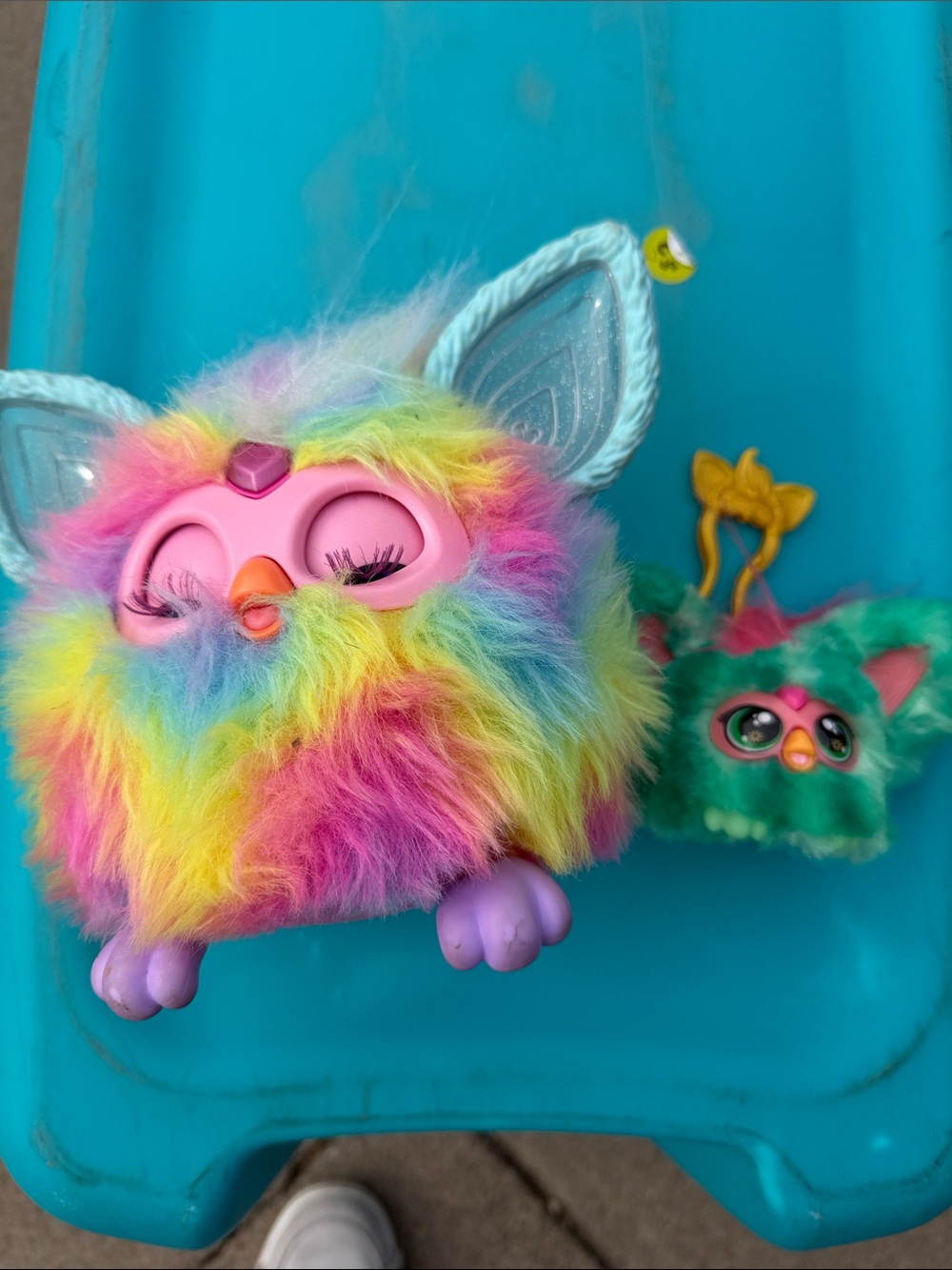 Furby big and small